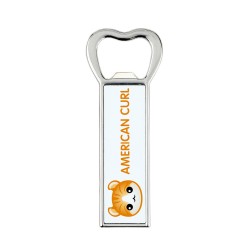A beer bottle opener with a American Curl. A new collection with the cute Art-Dog cat