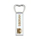 A beer bottle opener with a Siberian cat. A new collection with the cute Art-Dog cat