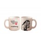 Une tasse avec un cheval. "Good morning and love". De haute qualité tasse en céramique.