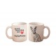 Peterbald - una tazza con un gatto. "Good morning and love ...". Di alta qualità tazza di ceramica.